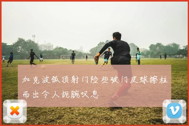 加克波弧顶射门险些破门皮球擦柱而出令人扼腕叹息