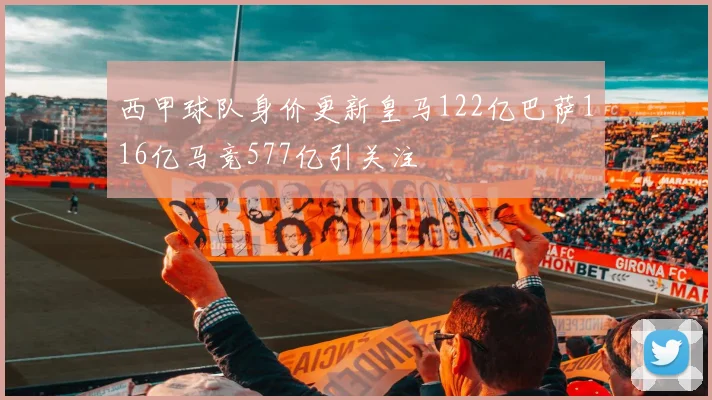 西甲球队身价更新皇马122亿巴萨116亿马竞577亿引关注
