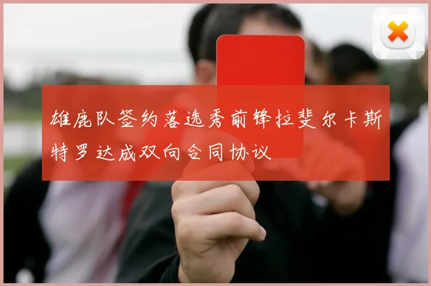 雄鹿队签约落选秀前锋拉斐尔卡斯特罗达成双向合同协议